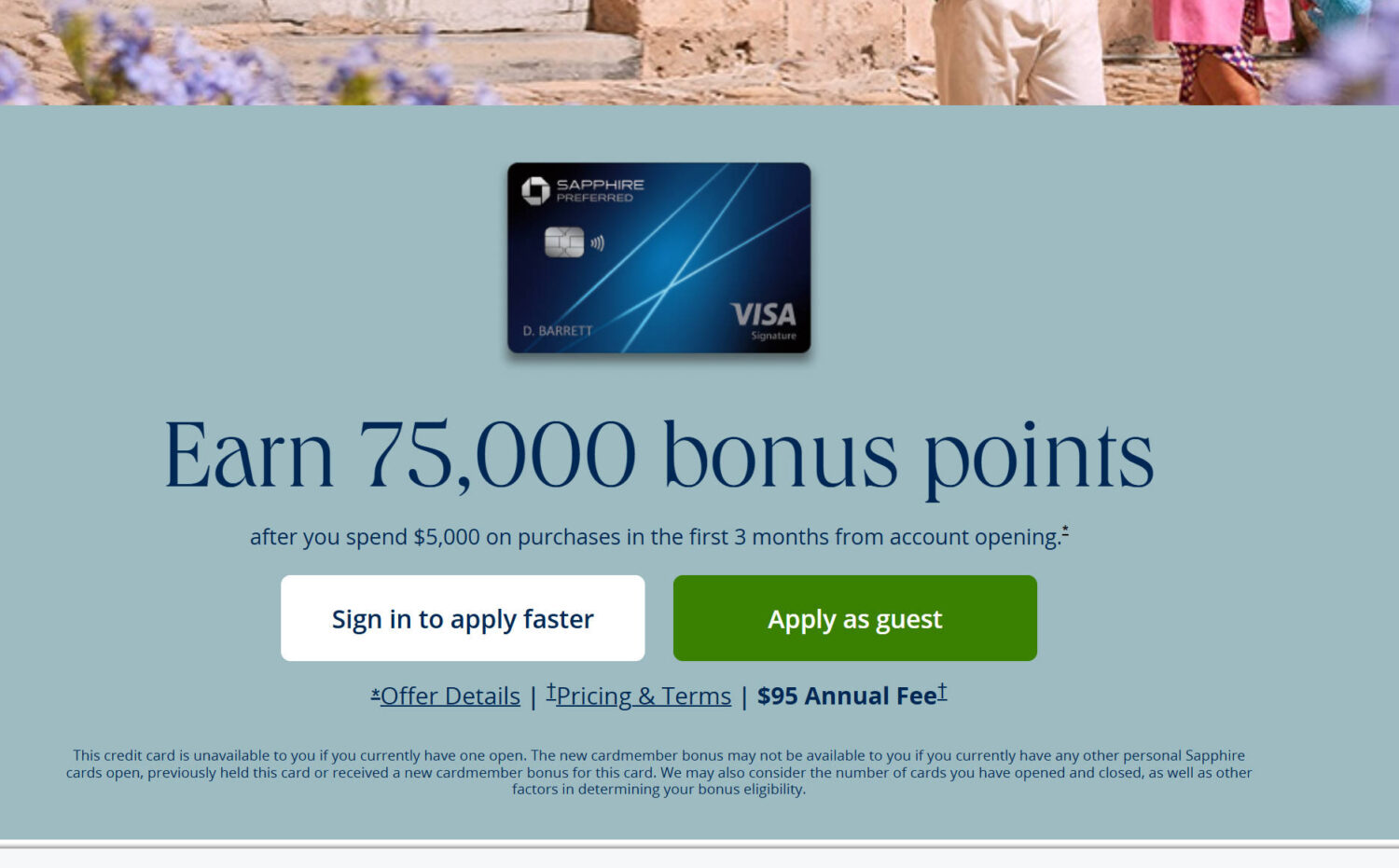 Chase Sapphire Preferred 2025年福利改动